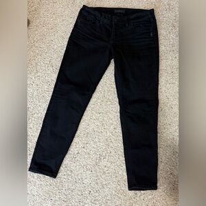 Silver jeans, black Suki ankle skinny denim jeans, W32/L27